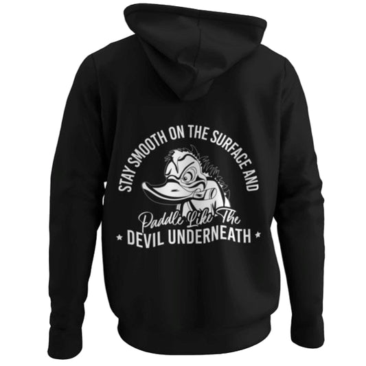 Ducky Relaxed Fit Hoodie in Black