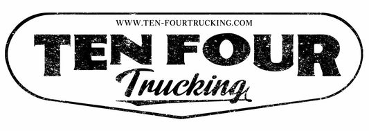 Ten Four Logo Sticker in White