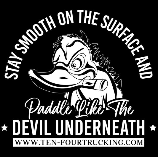 Ten Four Stay Smooth Sticker in Black