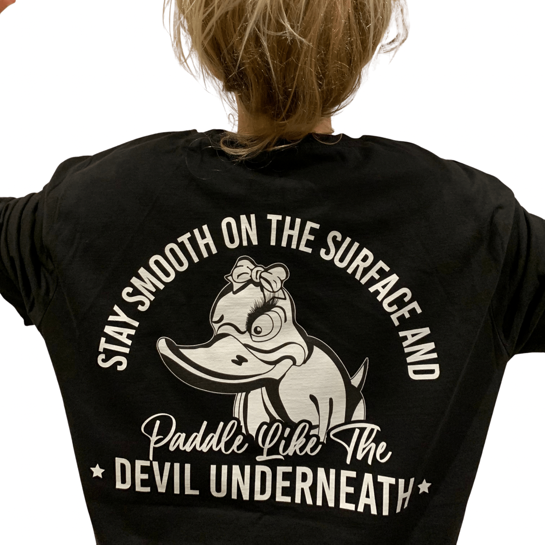 Ducky T Shirt in Black 'The Missus'