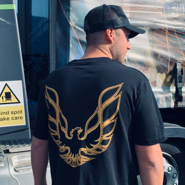 Smokey Firebird Ten Four Relaxed Fit T Shirt in Black