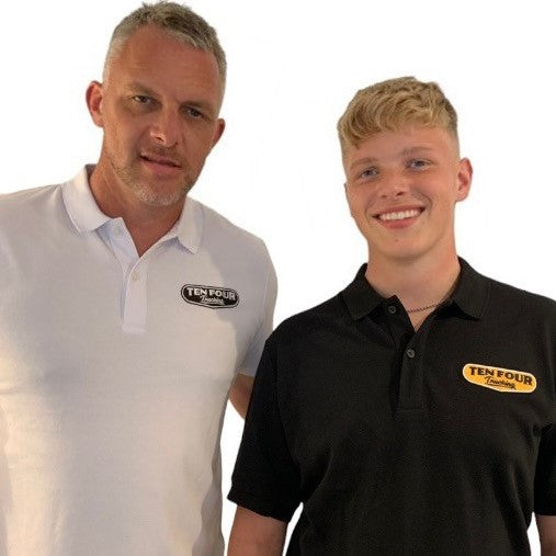 Polo Shirt White with Embroidered Logo UNISEX