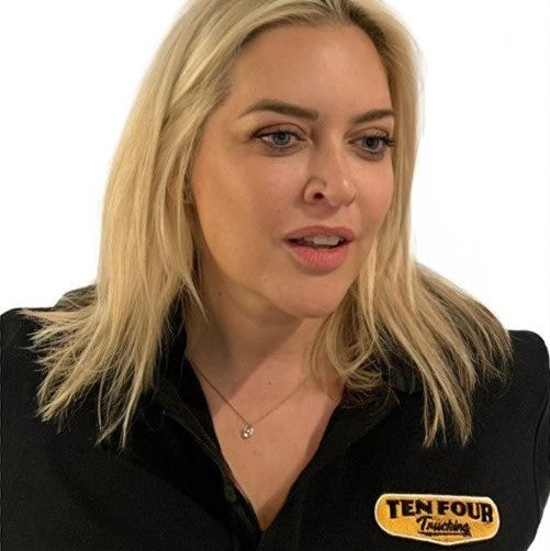 Ladies Ten Four Black Embroidered UNISEX Polo Shirt