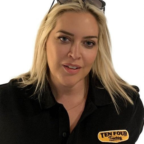Ladies Ten Four Black Embroidered UNISEX Polo Shirt