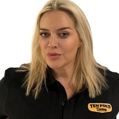 Ladies Ten Four Black Embroidered UNISEX Polo Shirt