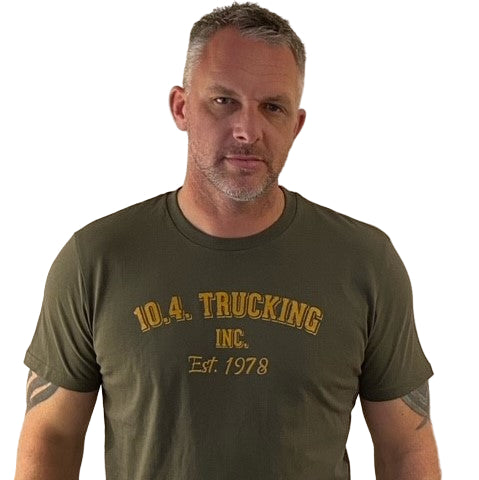 10.4 Trucking Inc 1978 T Shirt in Khaki
