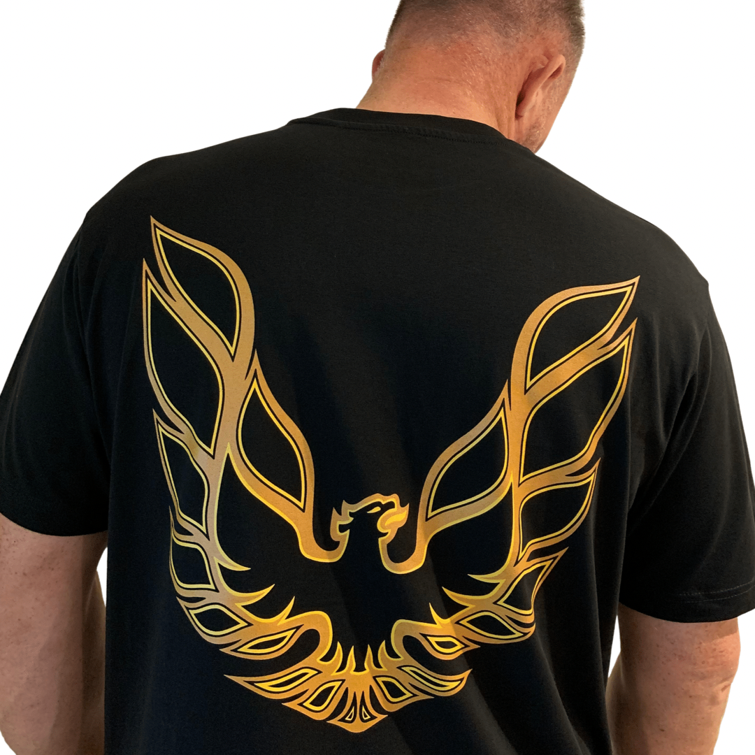 Smokey Firebird Ten Four Relaxed Fit T Shirt in Black – ten-fourtrucking