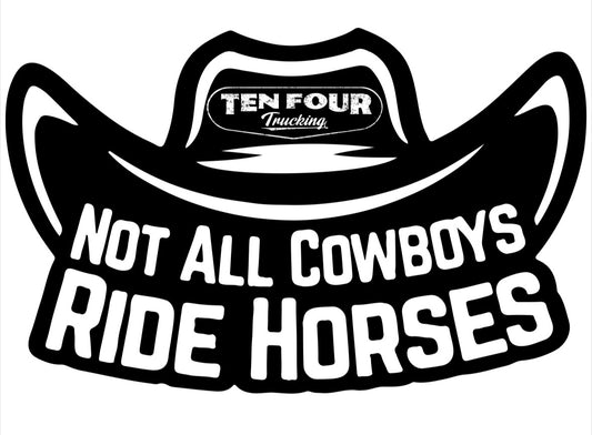 Ten Four Cowboy Sticker